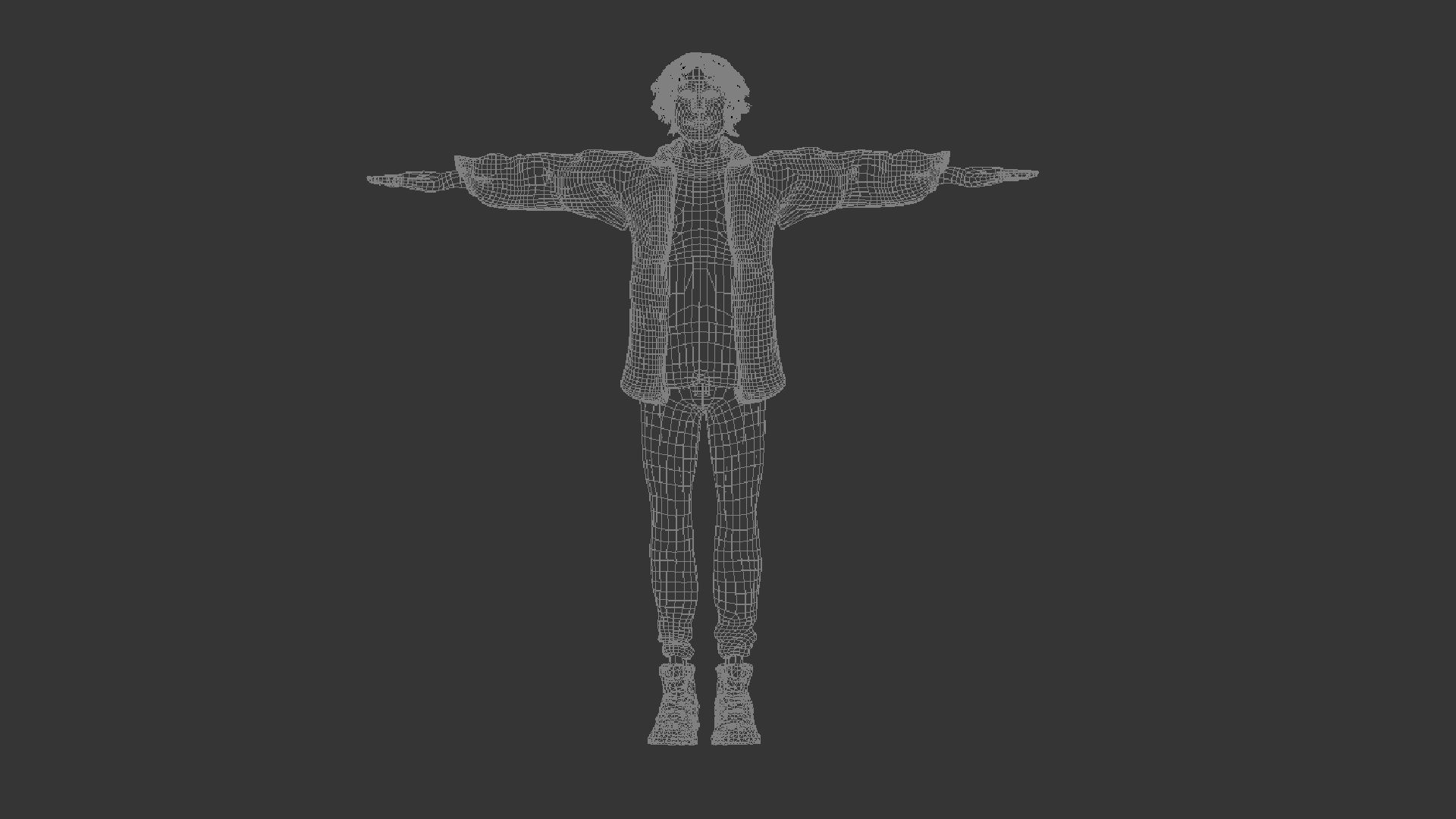 Squid Game Seong Gi hun Low-poly 3D model_6