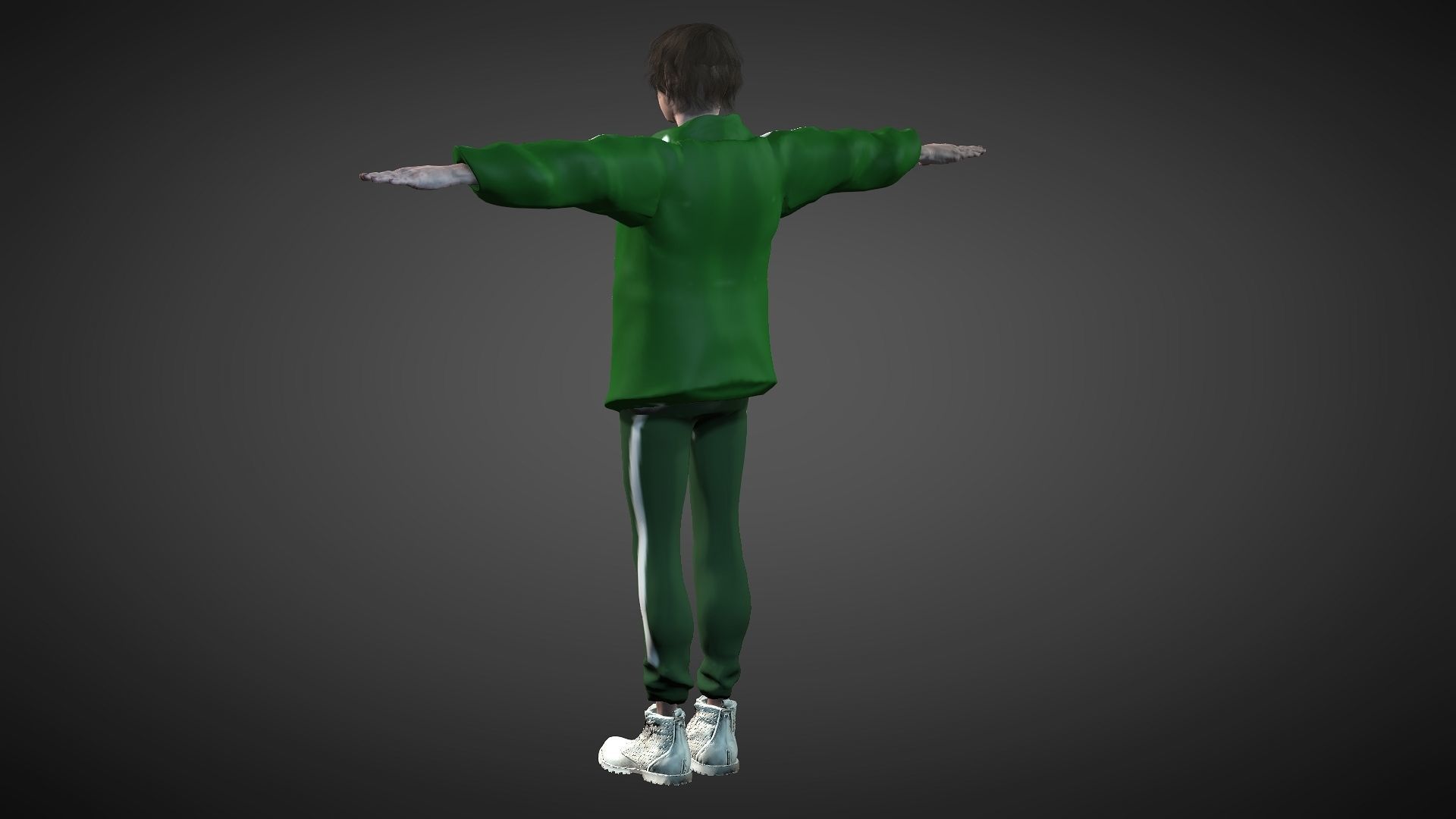 Squid Game Seong Gi hun Low-poly 3D model_3