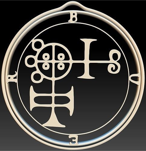 Daemon Buer Sigil 3D print model