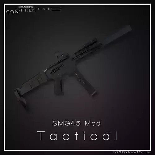 Continental SMG45 Mod Tactical 3D model