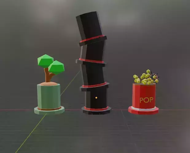  3 top hats