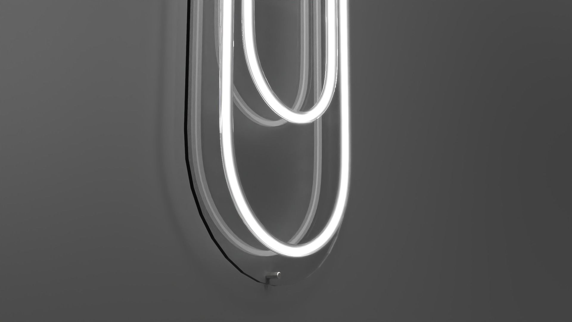 Clip - Neon Sign 3D model_2