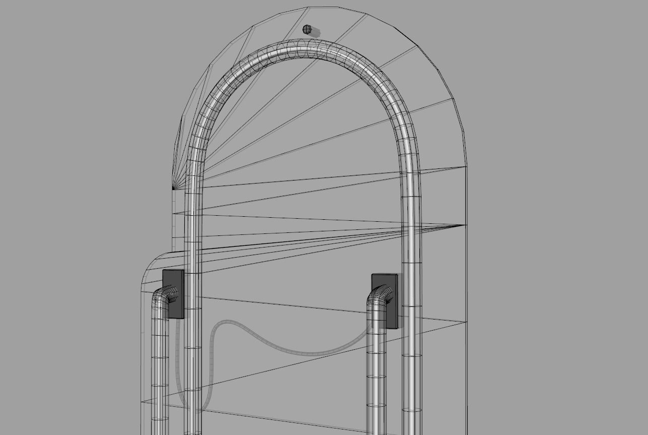 Clip - Neon Sign 3D model_8