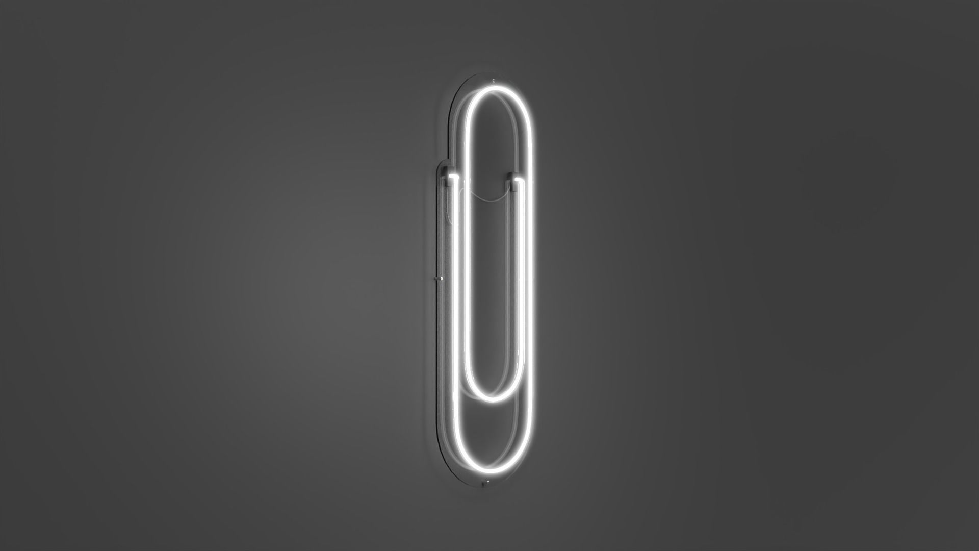 Clip - Neon Sign 3D model_5