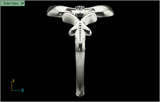 royal ring 3D print model_2