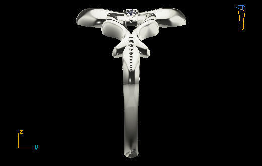 royal ring 3D print model_5