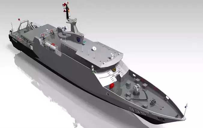 Fast Patrol Boat Ship Vessel 45M