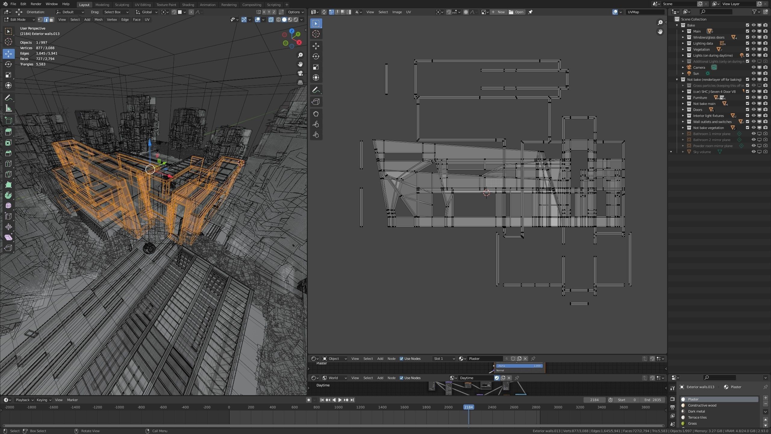 Modern villa 2021 Blender Eevee and Cycles 3 Low-poly 3D model_67