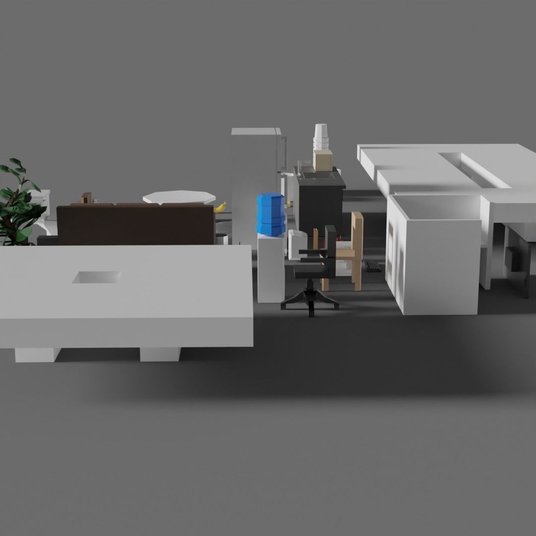 Office Low-Poly Pack Low-poly 3D model_4