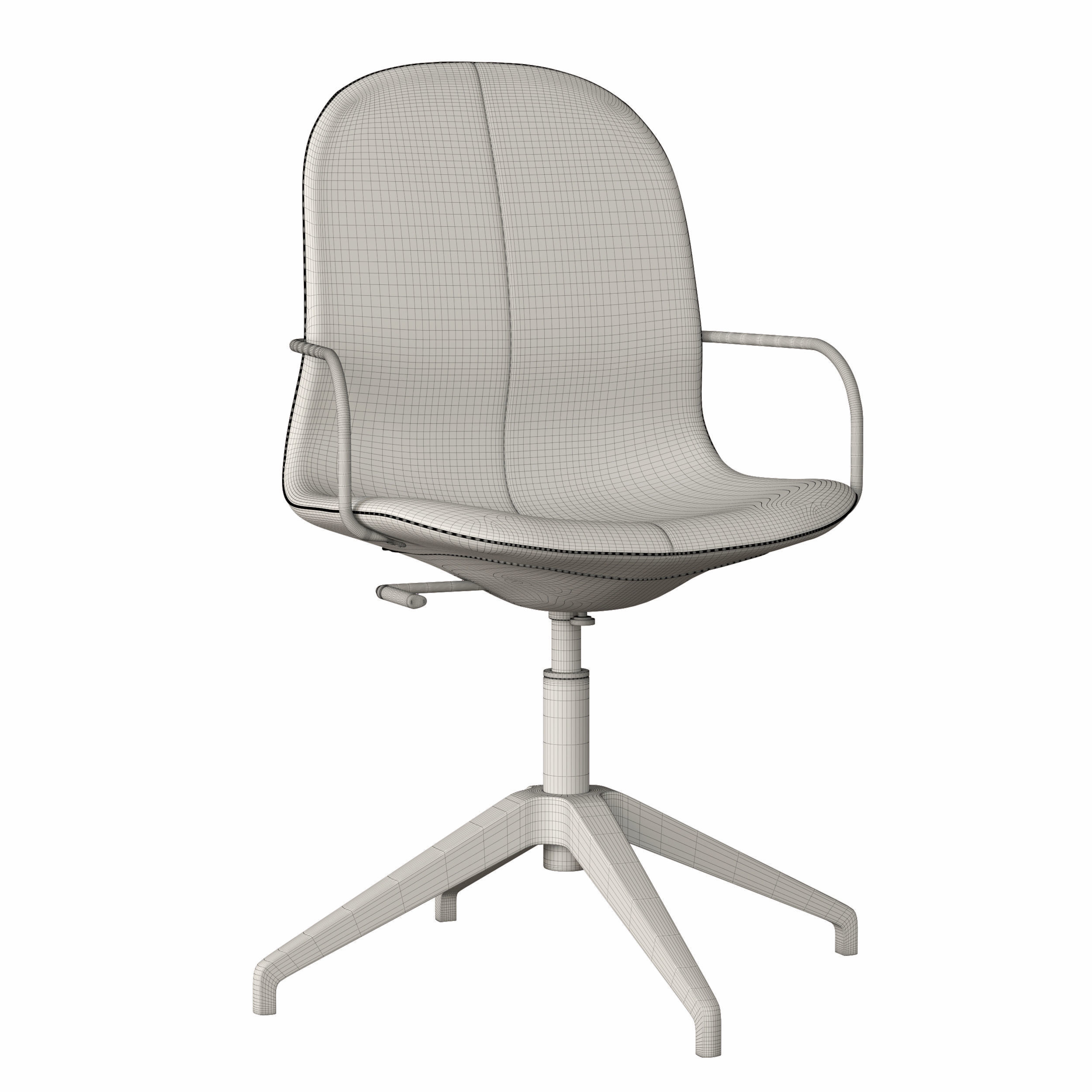office chair - set 2 3D model_9