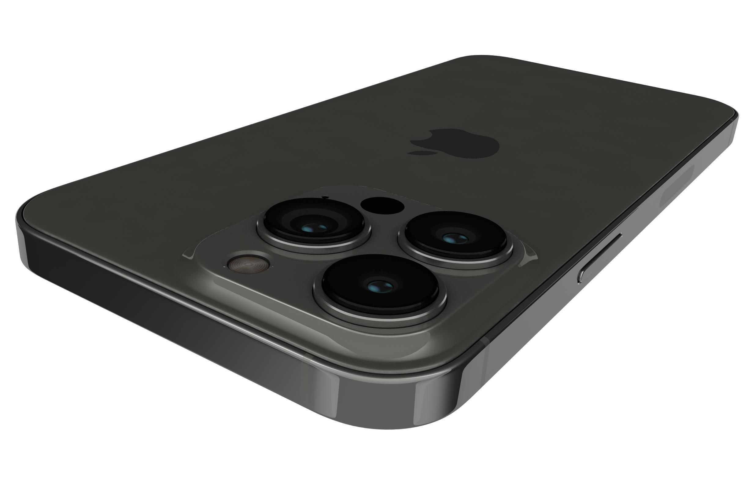 Apple iPhone 13 Pro Max Graphite 3D model_15