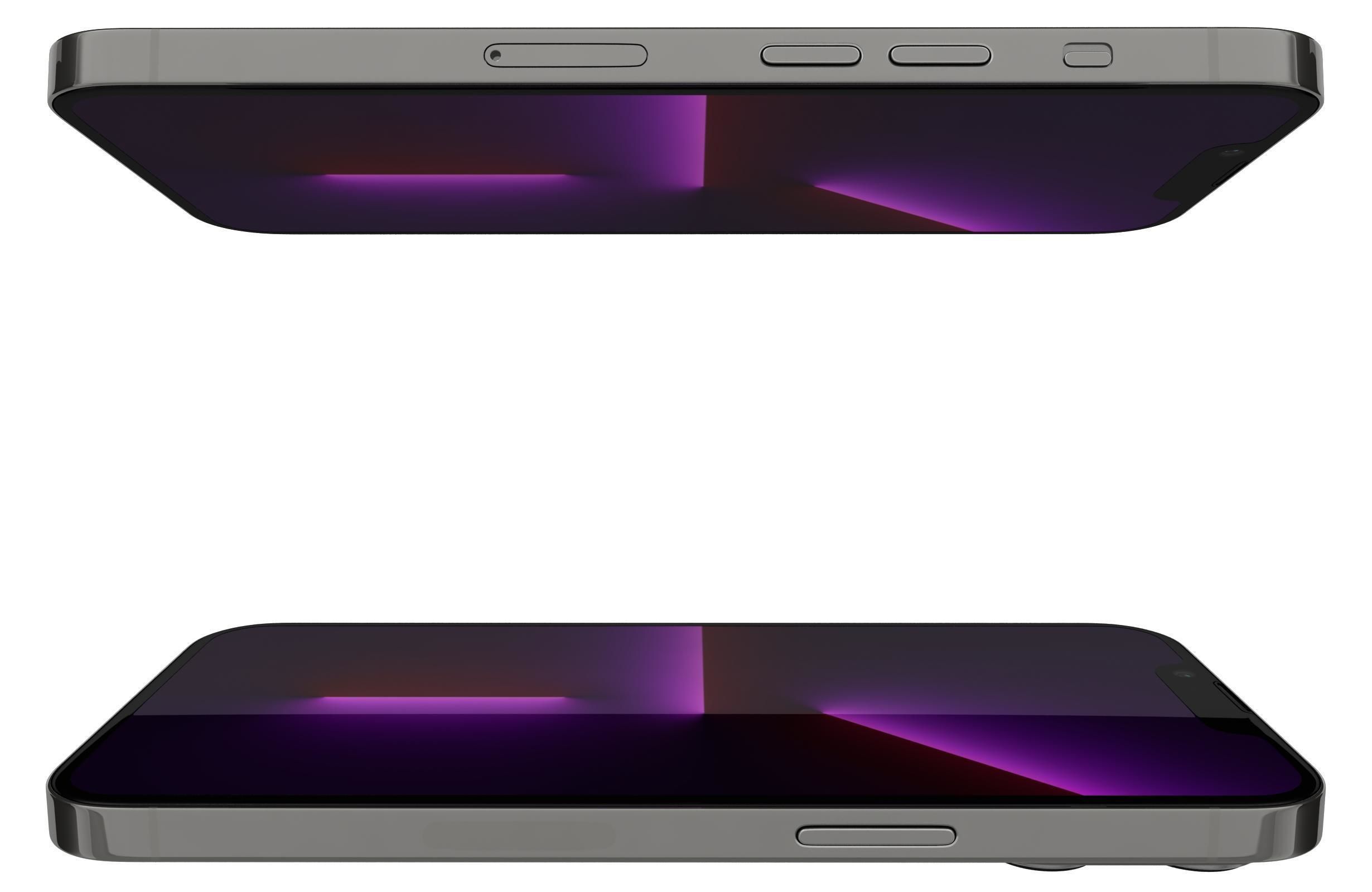 Apple iPhone 13 Pro Max Graphite 3D model_8