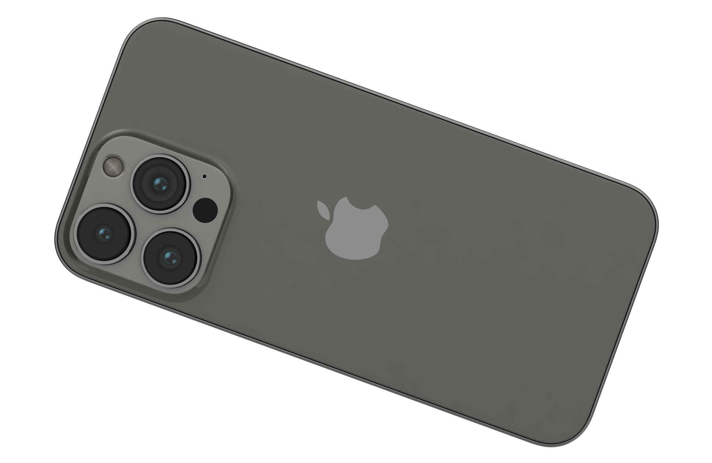Apple iPhone 13 Pro Max Graphite 3D model_11