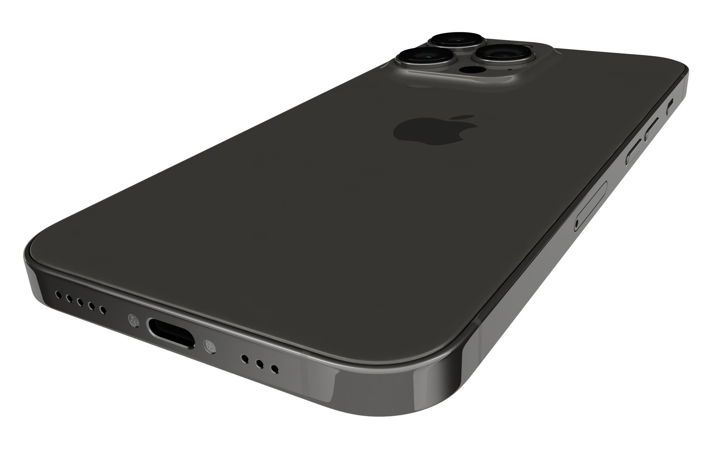 Apple iPhone 13 Pro Max Graphite 3D model_14