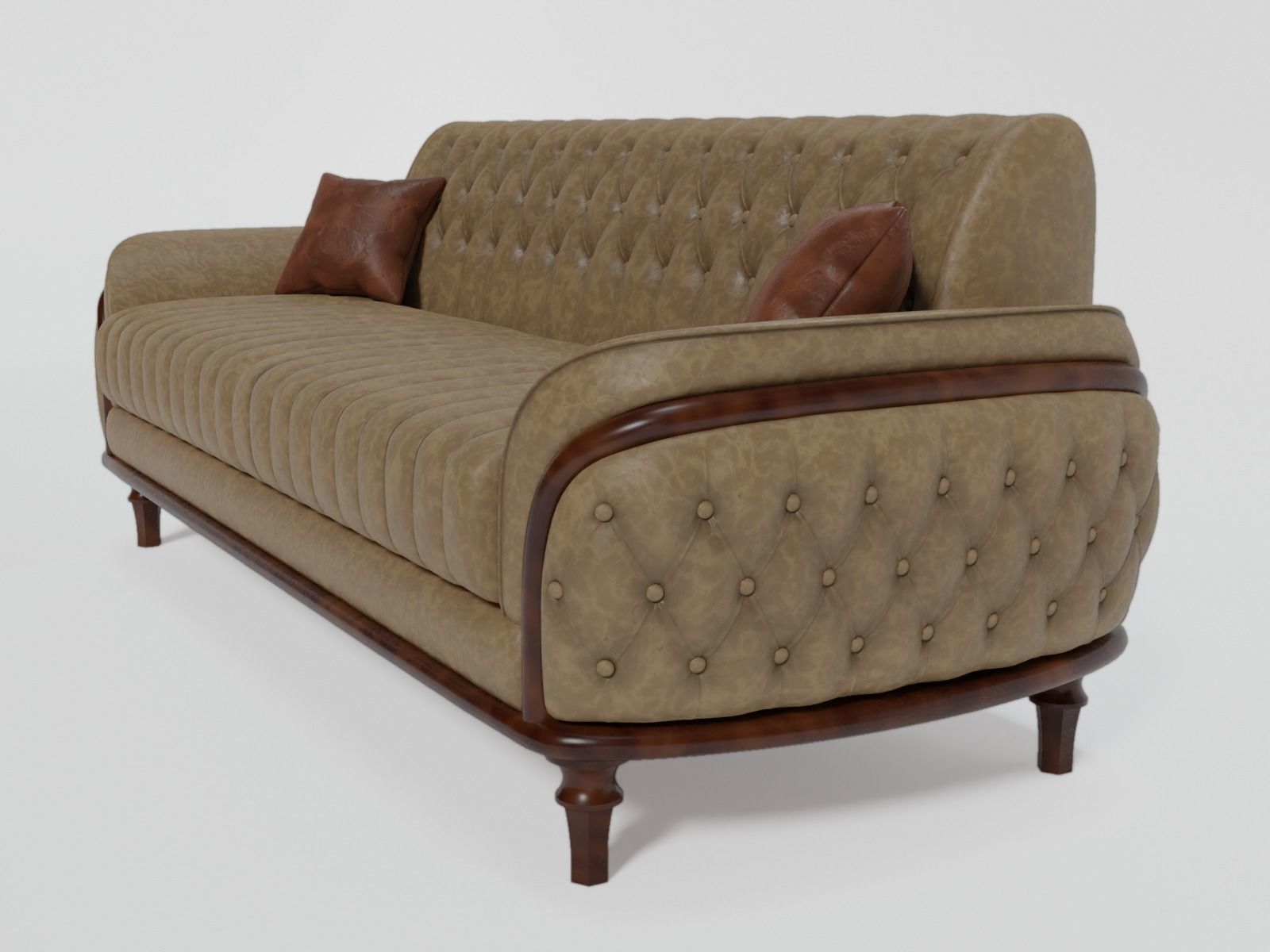 Chester Sofa 3D model_2