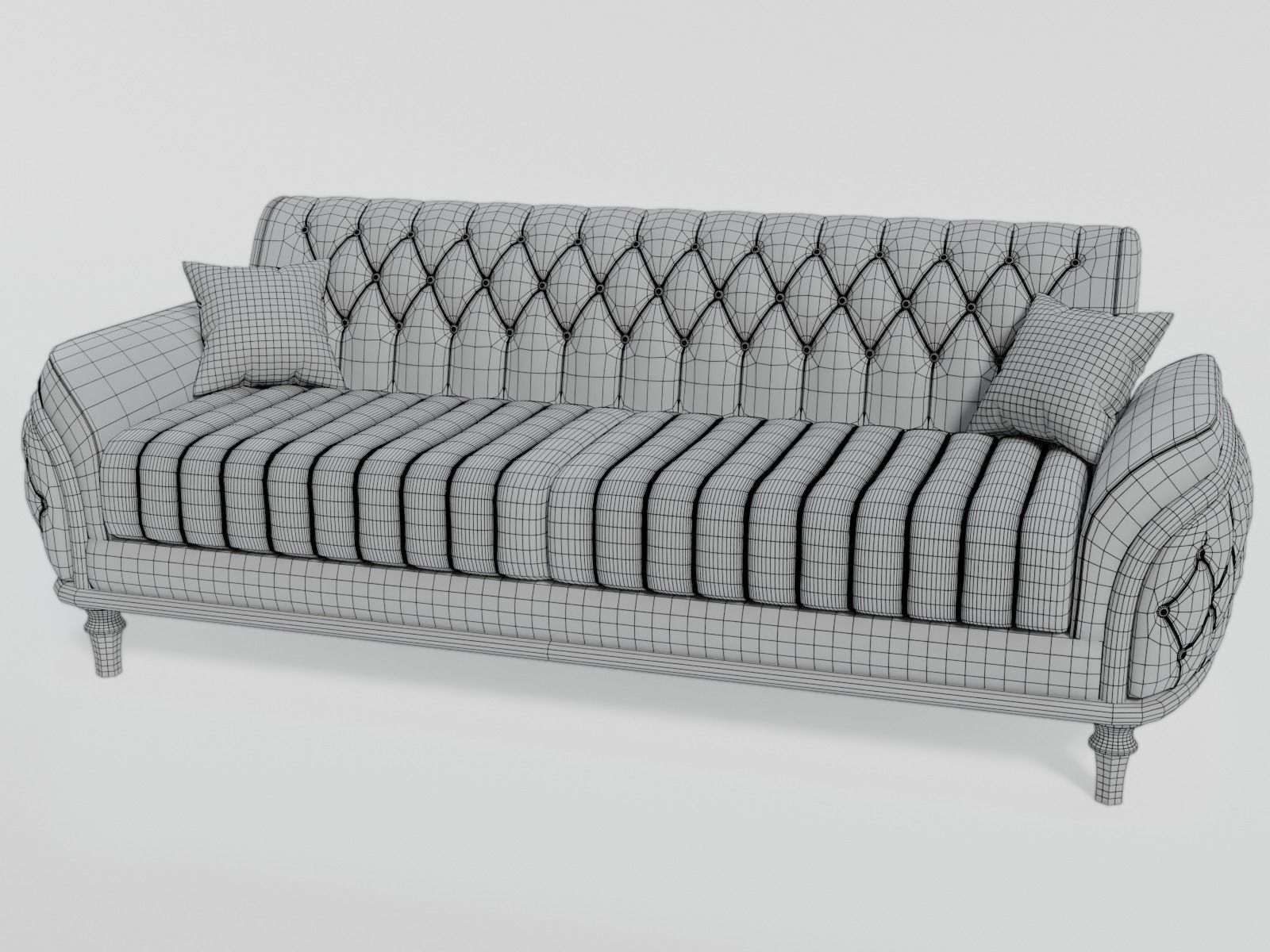 Chester Sofa 3D model_5