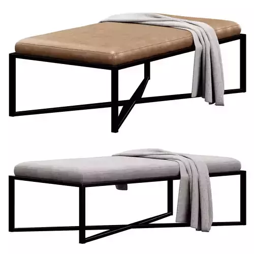 Four hands Nadia coffee table 3D model