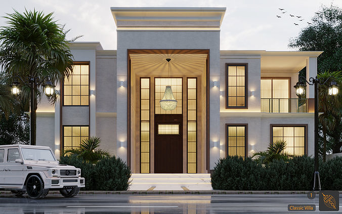 Classic Villa 3D model