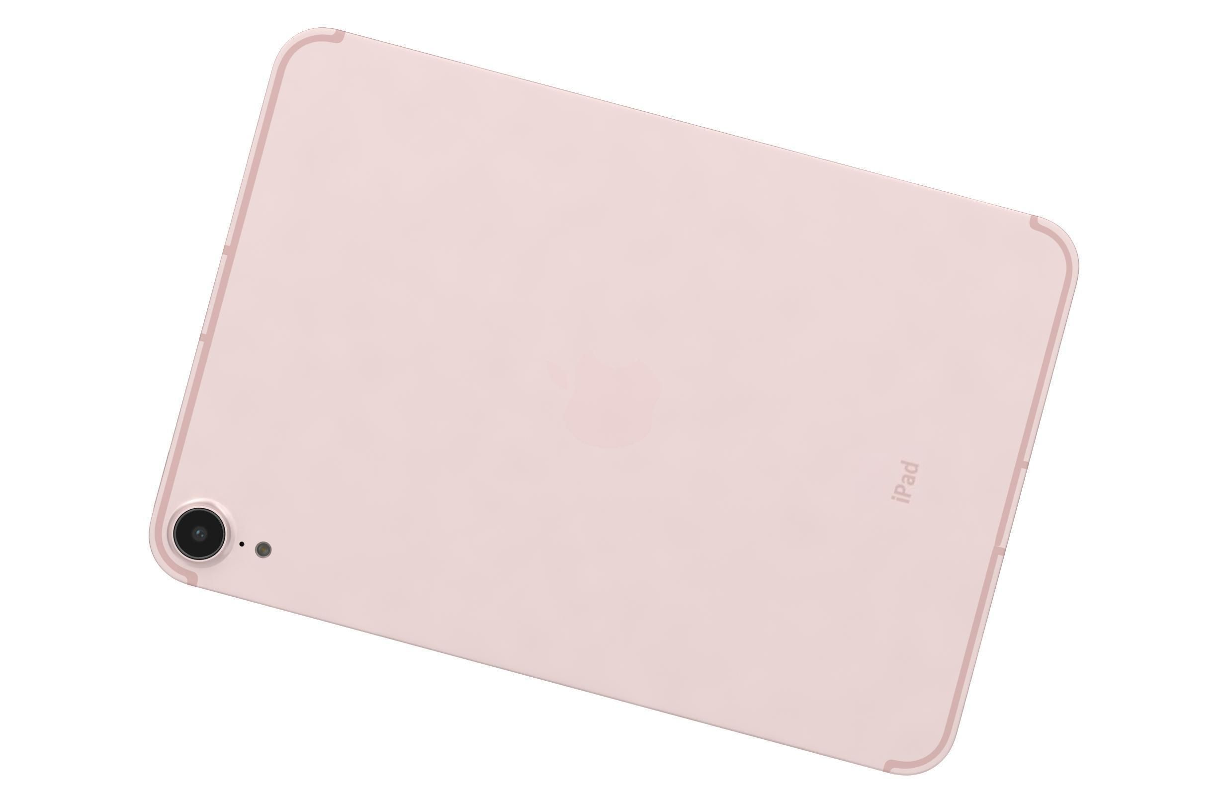 Apple iPad 10 2 2021 9th Gen Pink 3D model_11