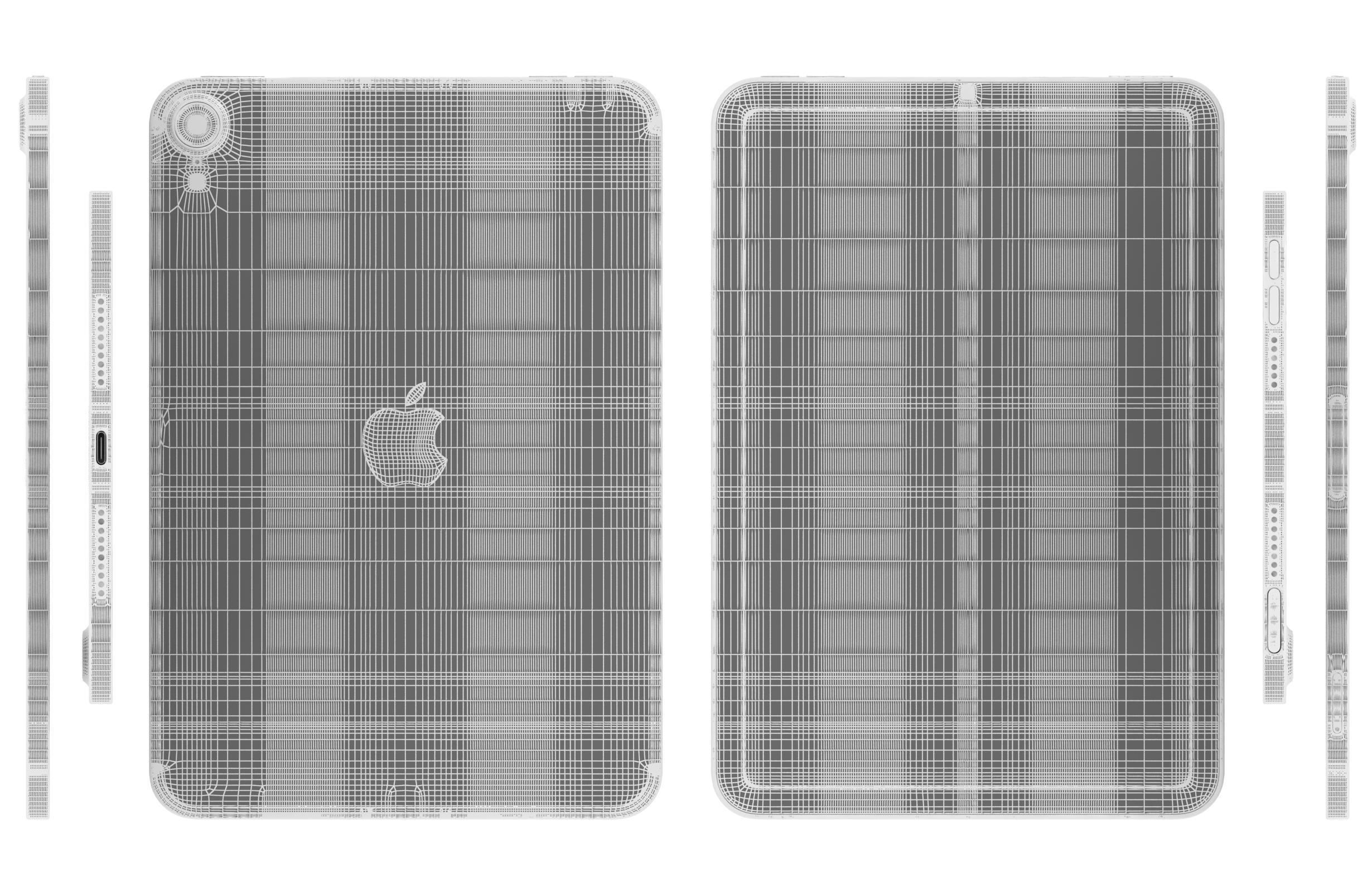 Apple iPad 10 2 2021 9th Gen Pink 3D model_17