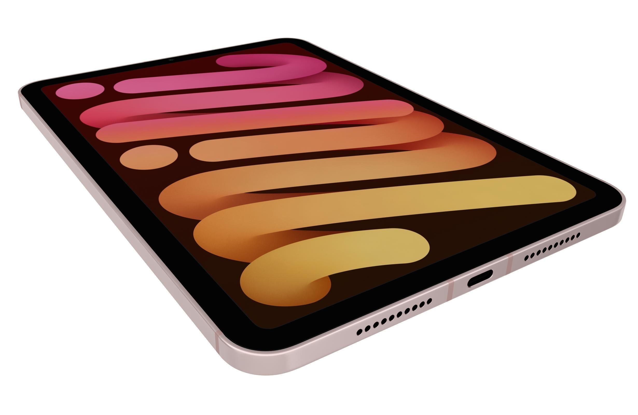 Apple iPad 10 2 2021 9th Gen Pink 3D model_12