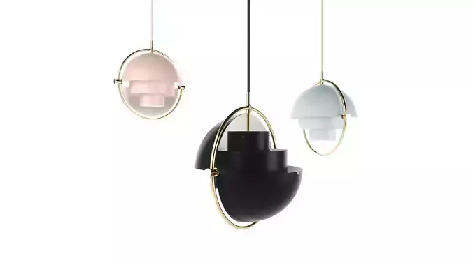 Gubi Multi Lite Pendant collection 3D model