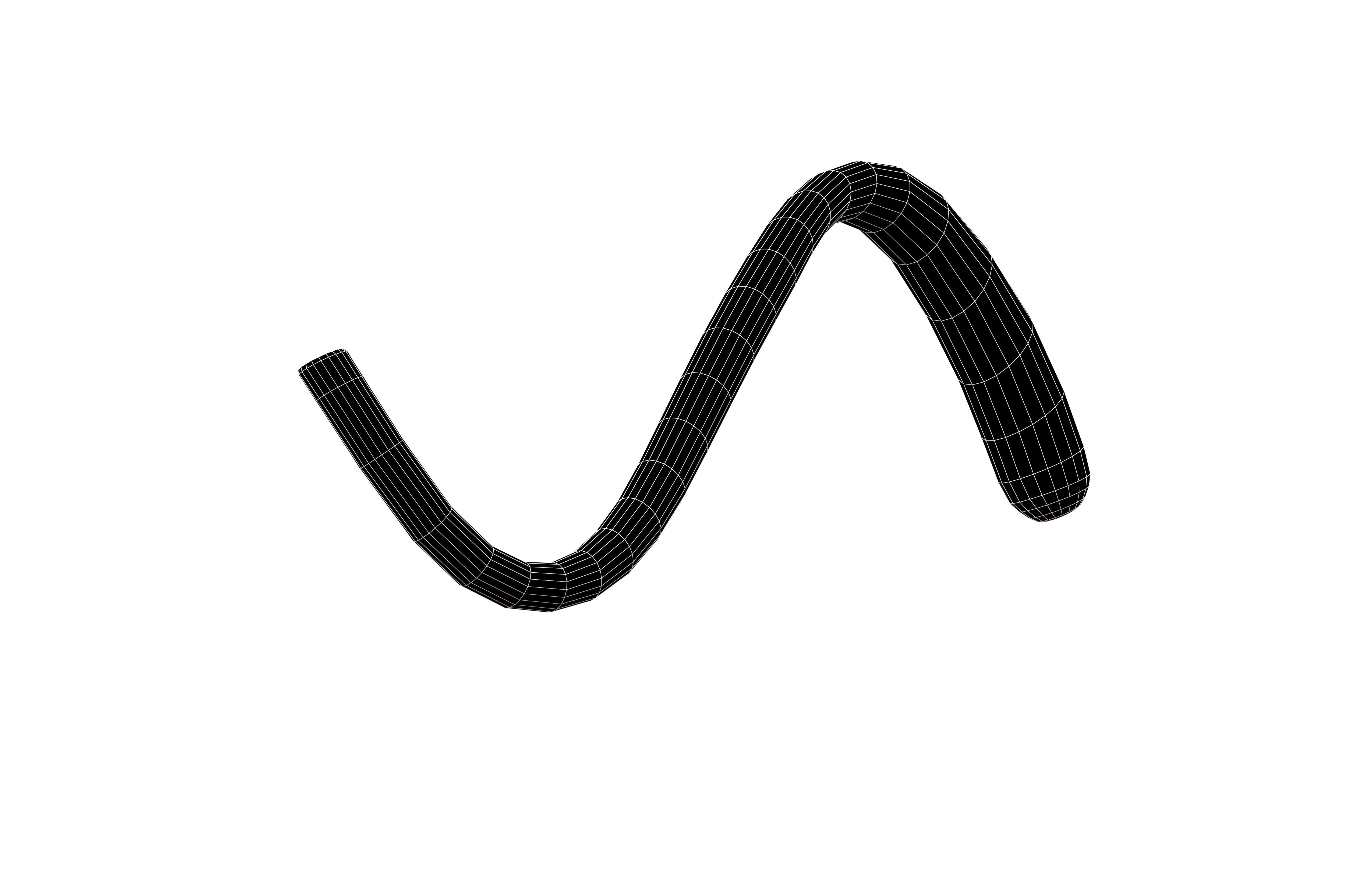 Cat Tail v1 001 Low-poly 3D model_8