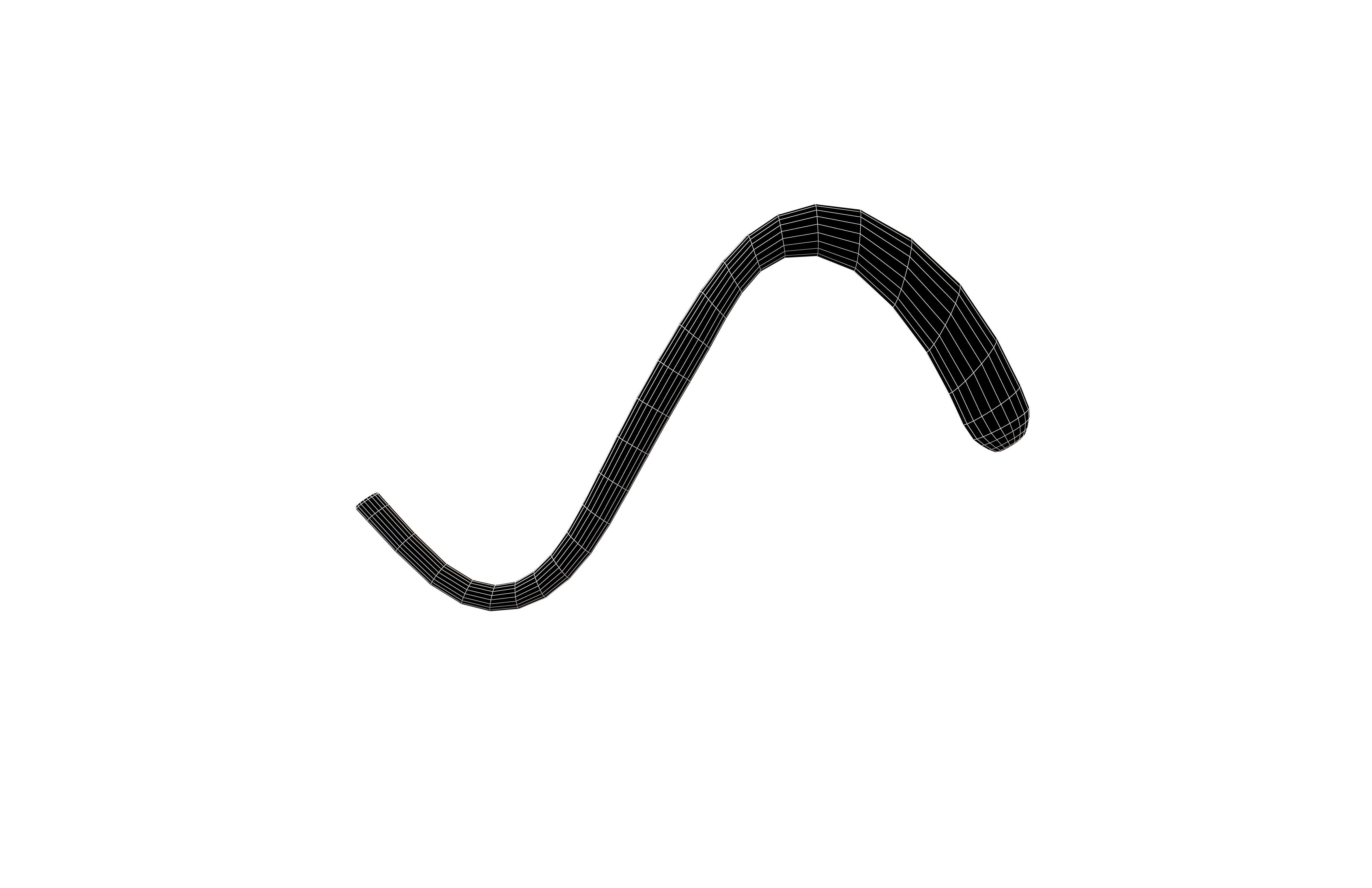 Cat Tail v1 001 Low-poly 3D model_6