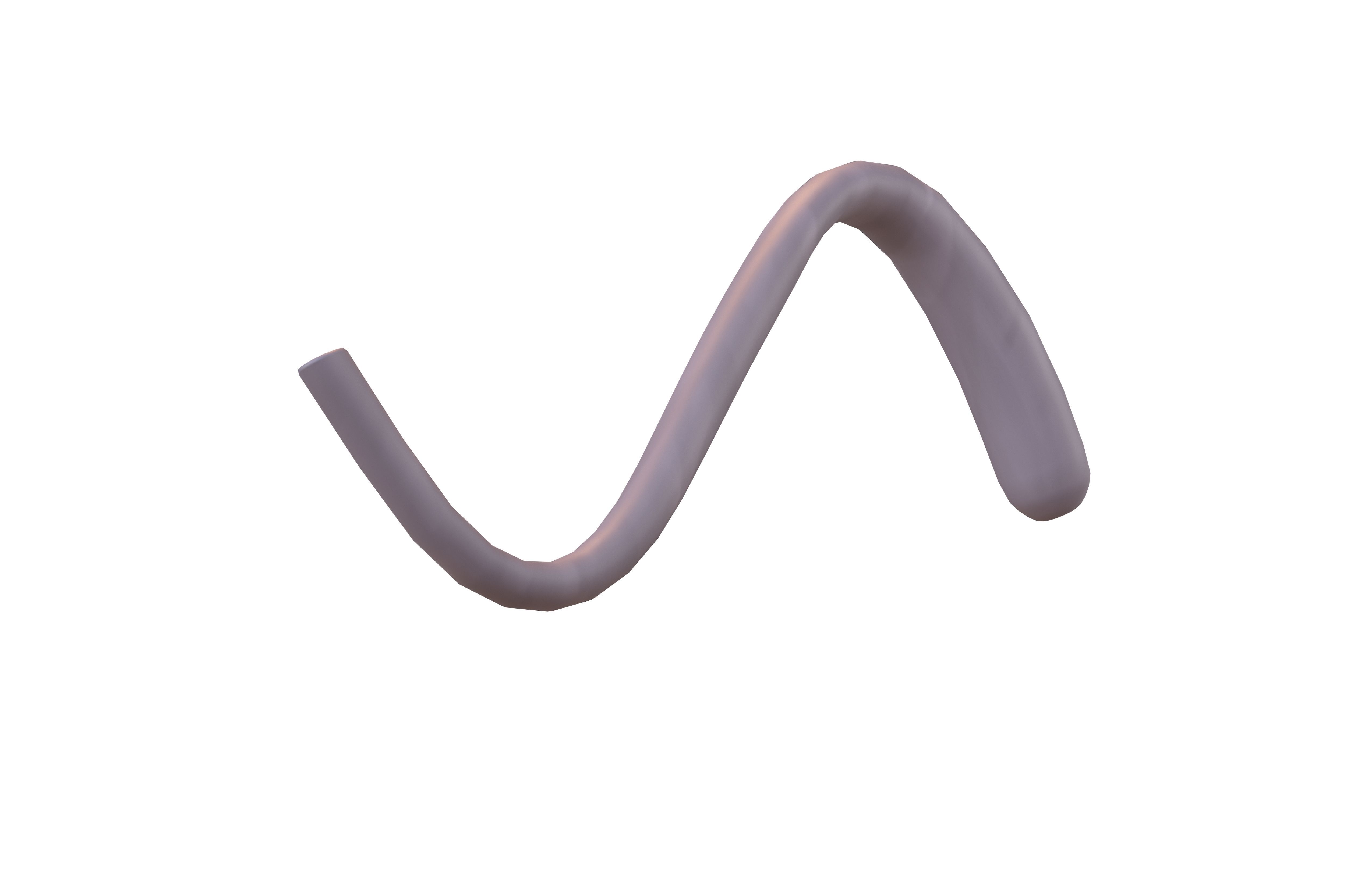 Cat Tail v1 001 Low-poly 3D model_4