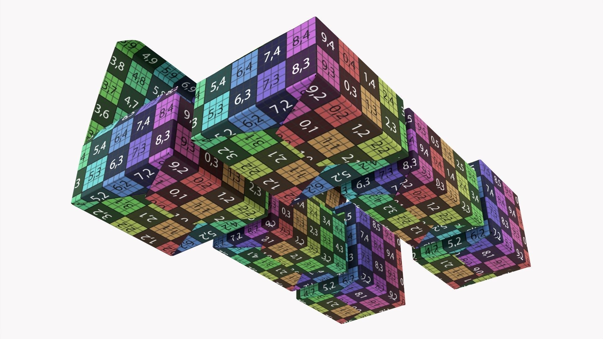 Gift Boxes open close 3D Model Collection_18