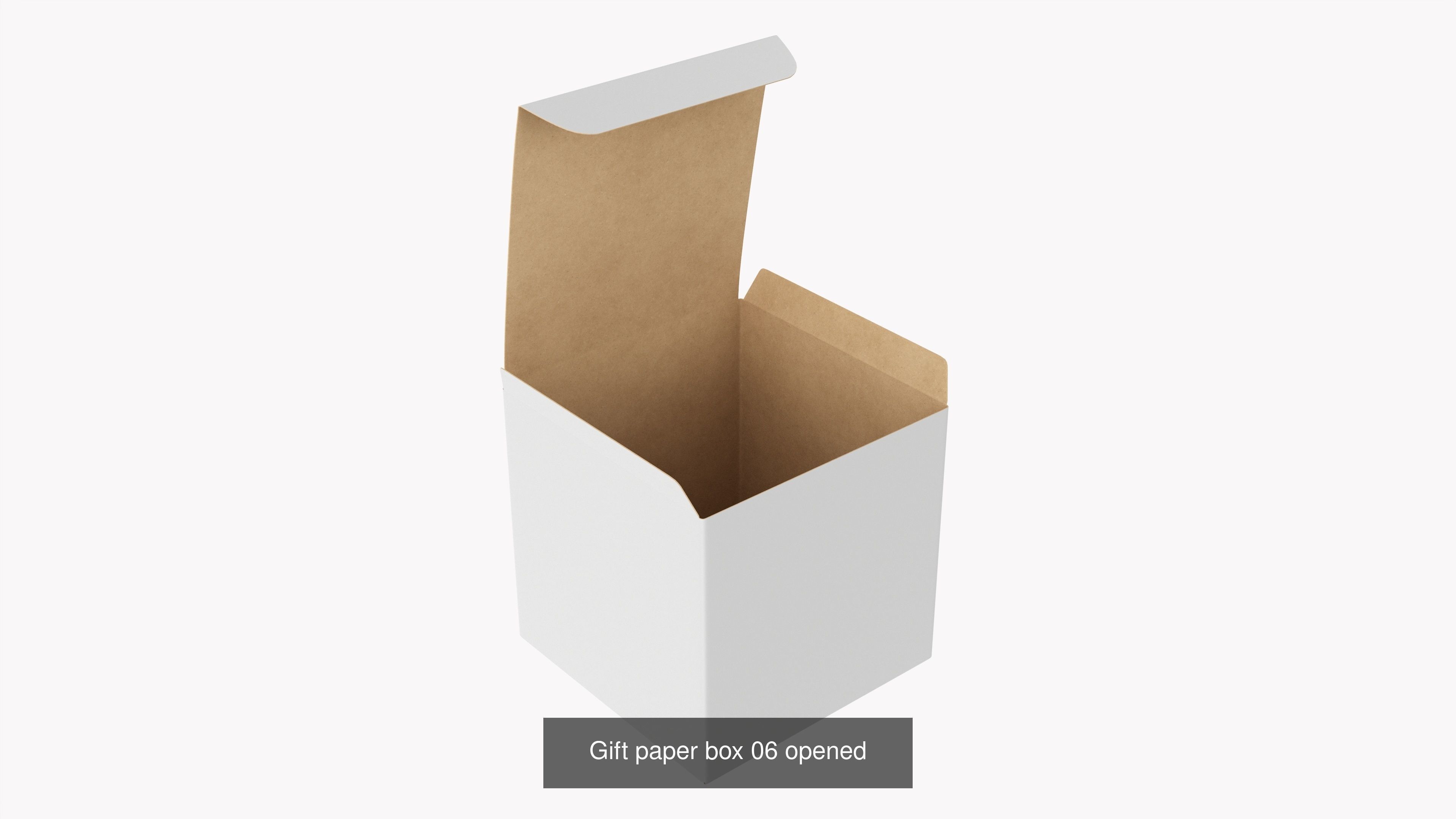 Gift Boxes open close 3D Model Collection_10