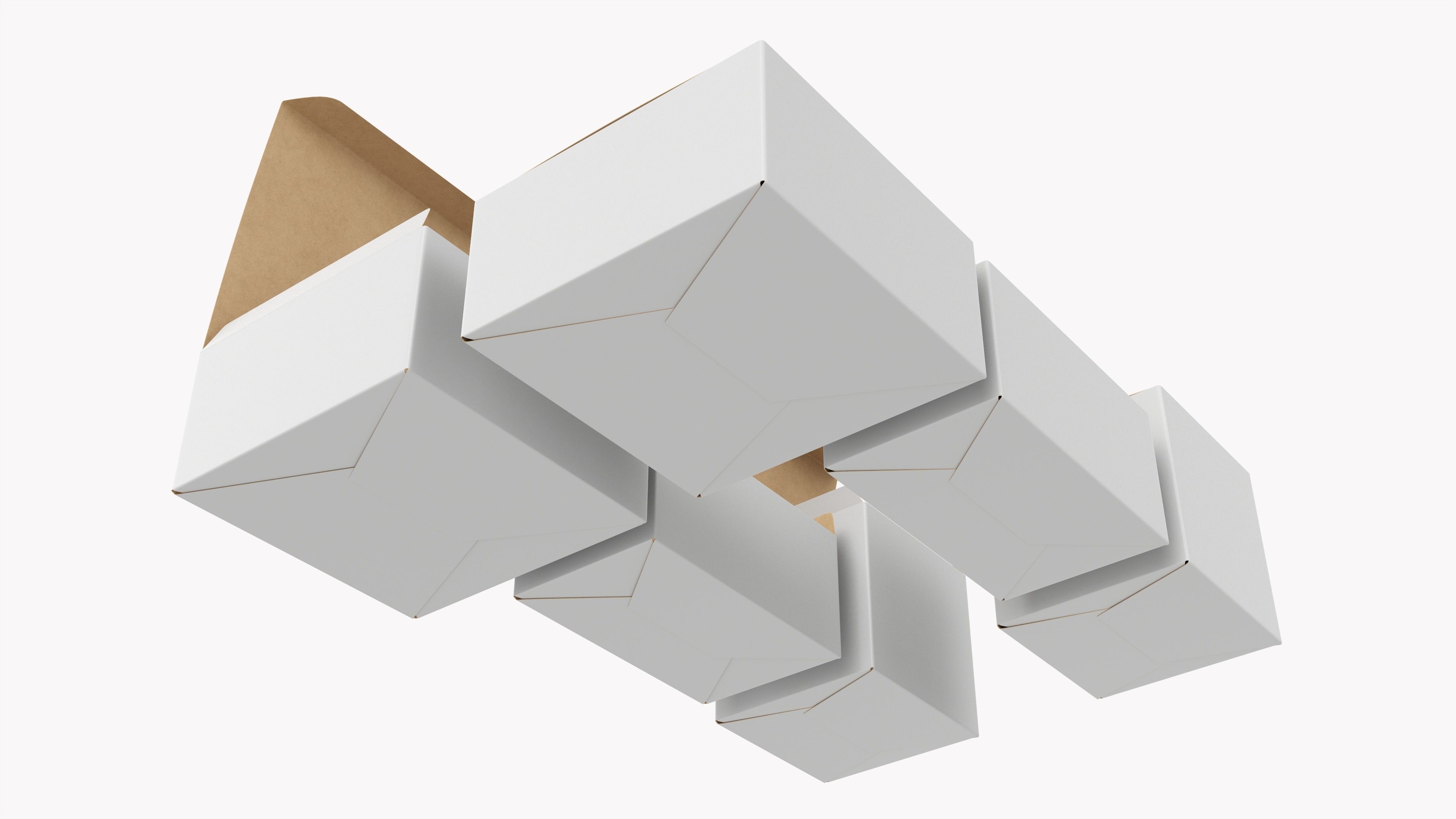 Gift Boxes open close 3D Model Collection_4