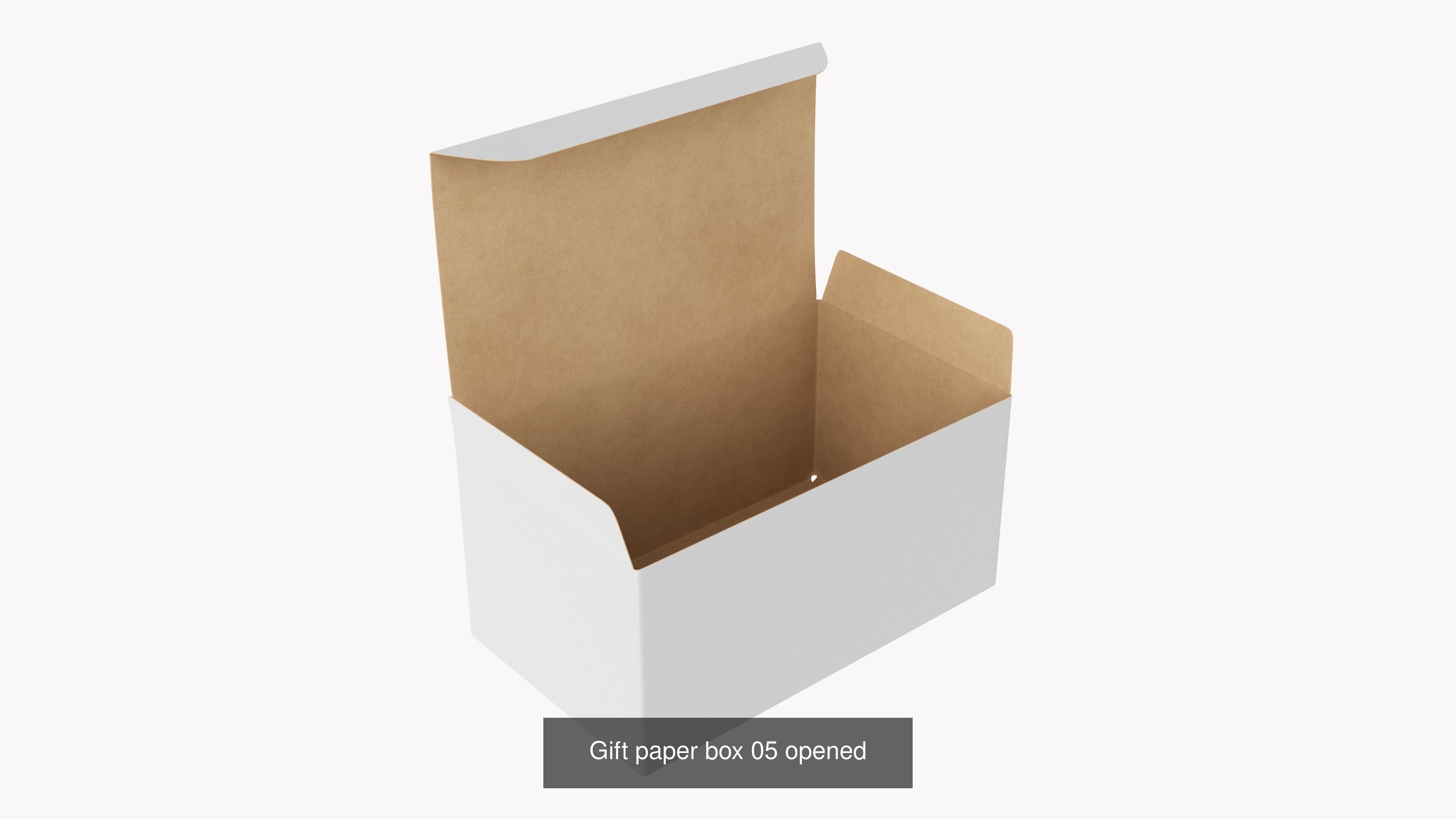 Gift Boxes open close 3D Model Collection_8