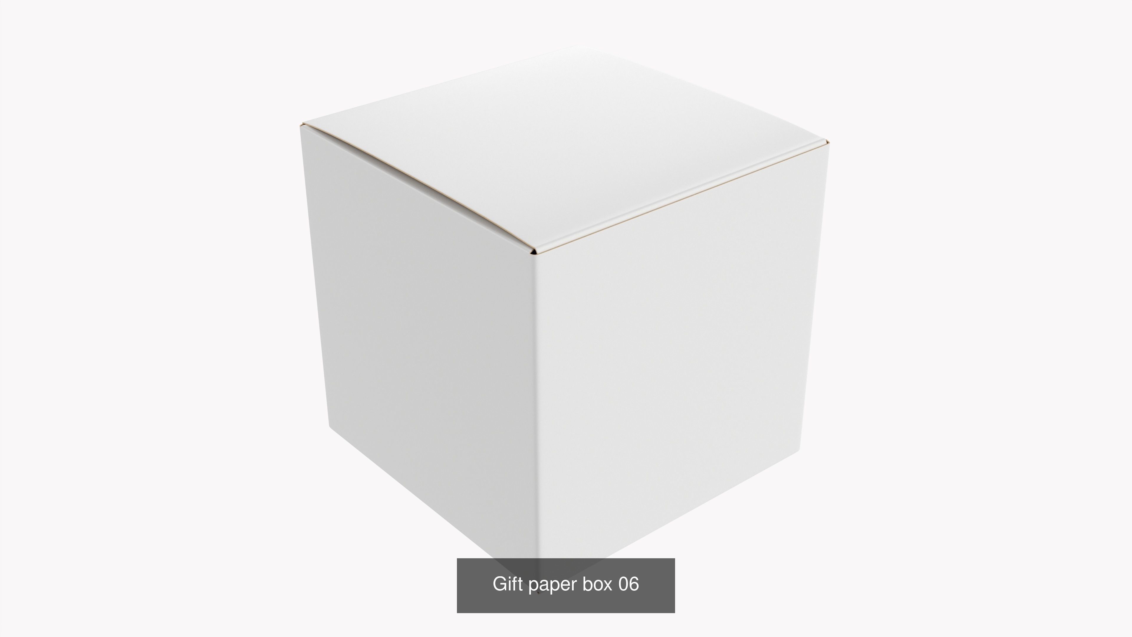 Gift Boxes open close 3D Model Collection_9