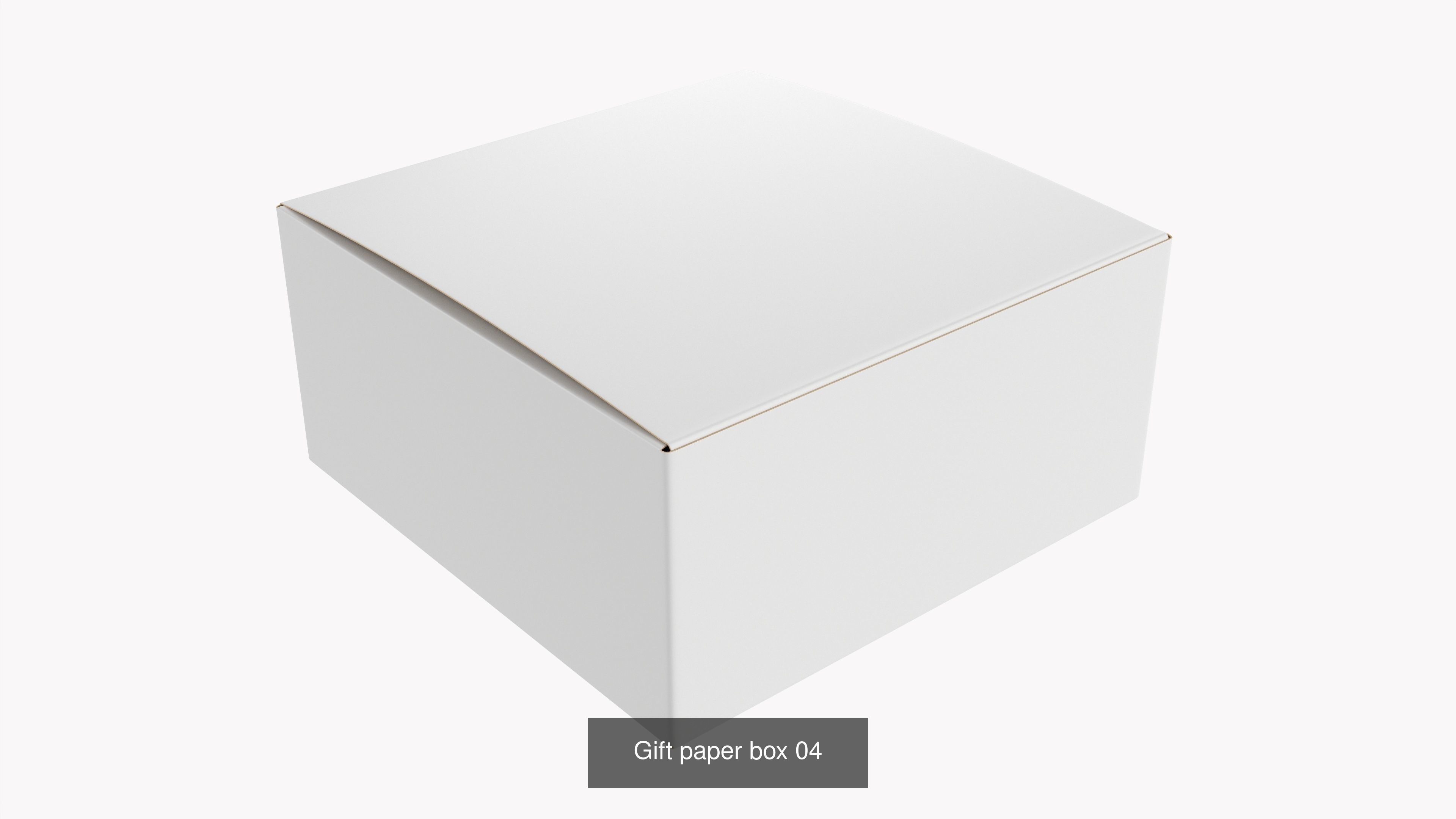 Gift Boxes open close 3D Model Collection_5
