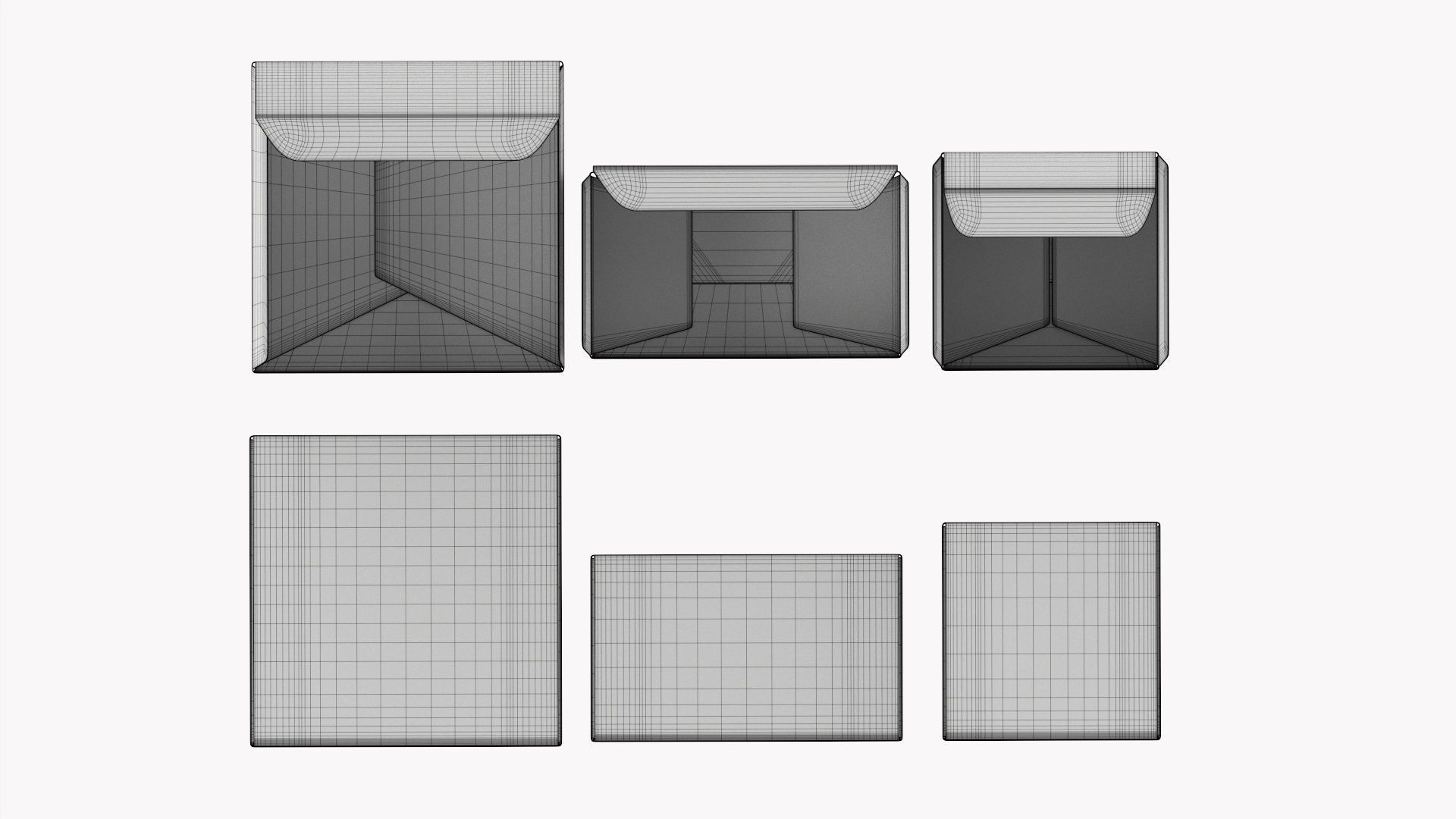 Gift Boxes open close 3D Model Collection_14