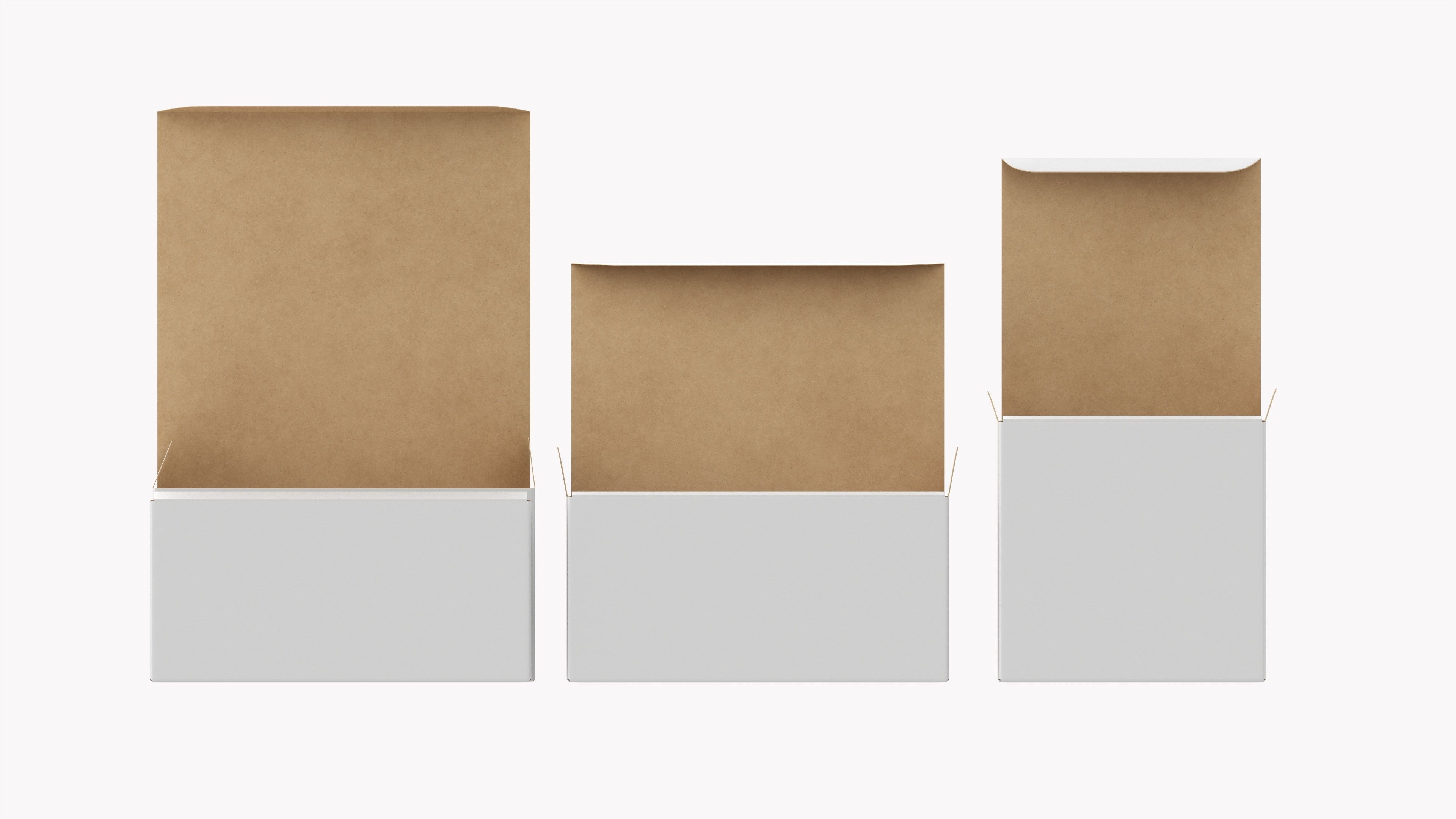 Gift Boxes open close 3D Model Collection_2