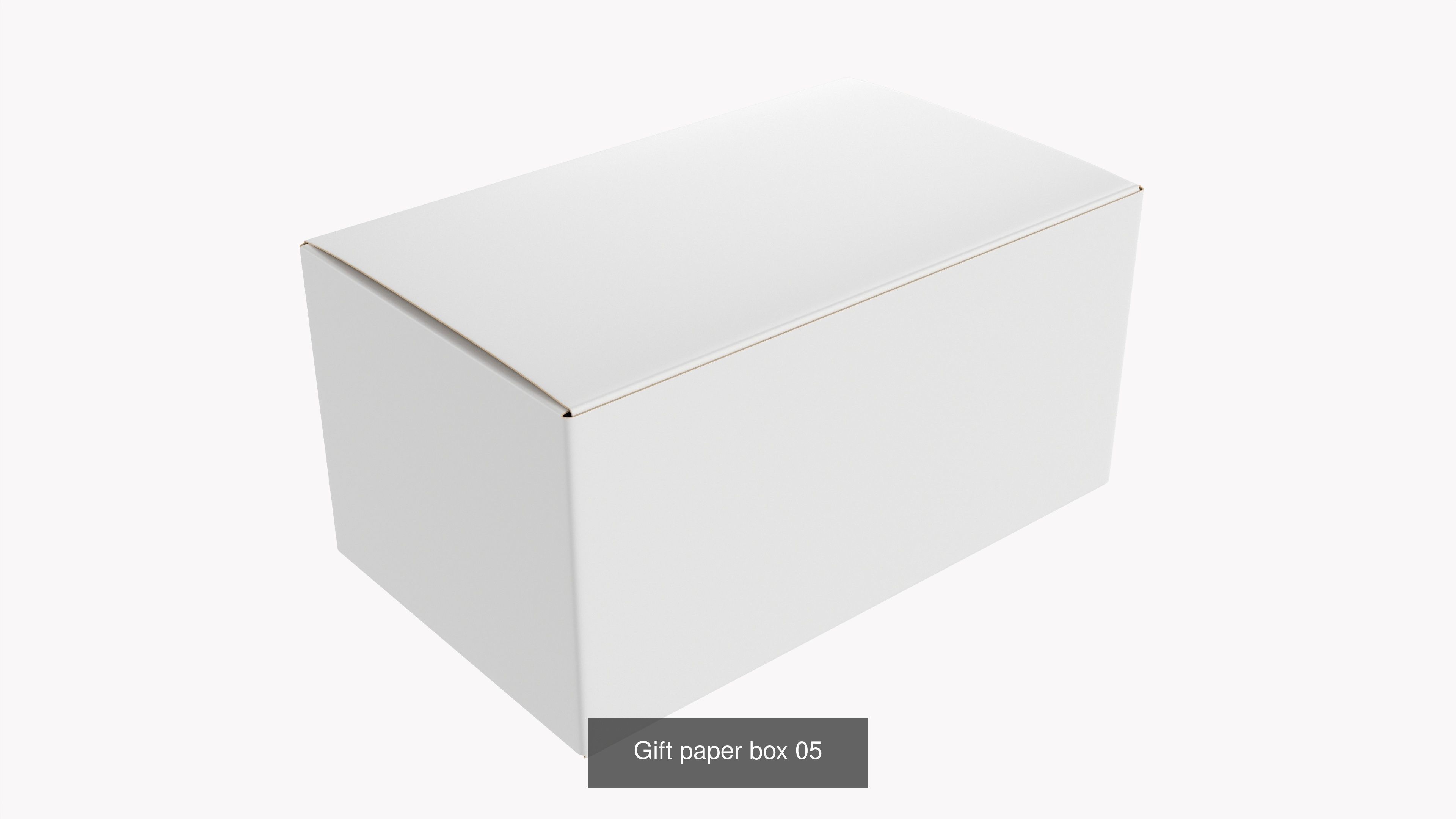 Gift Boxes open close 3D Model Collection_7