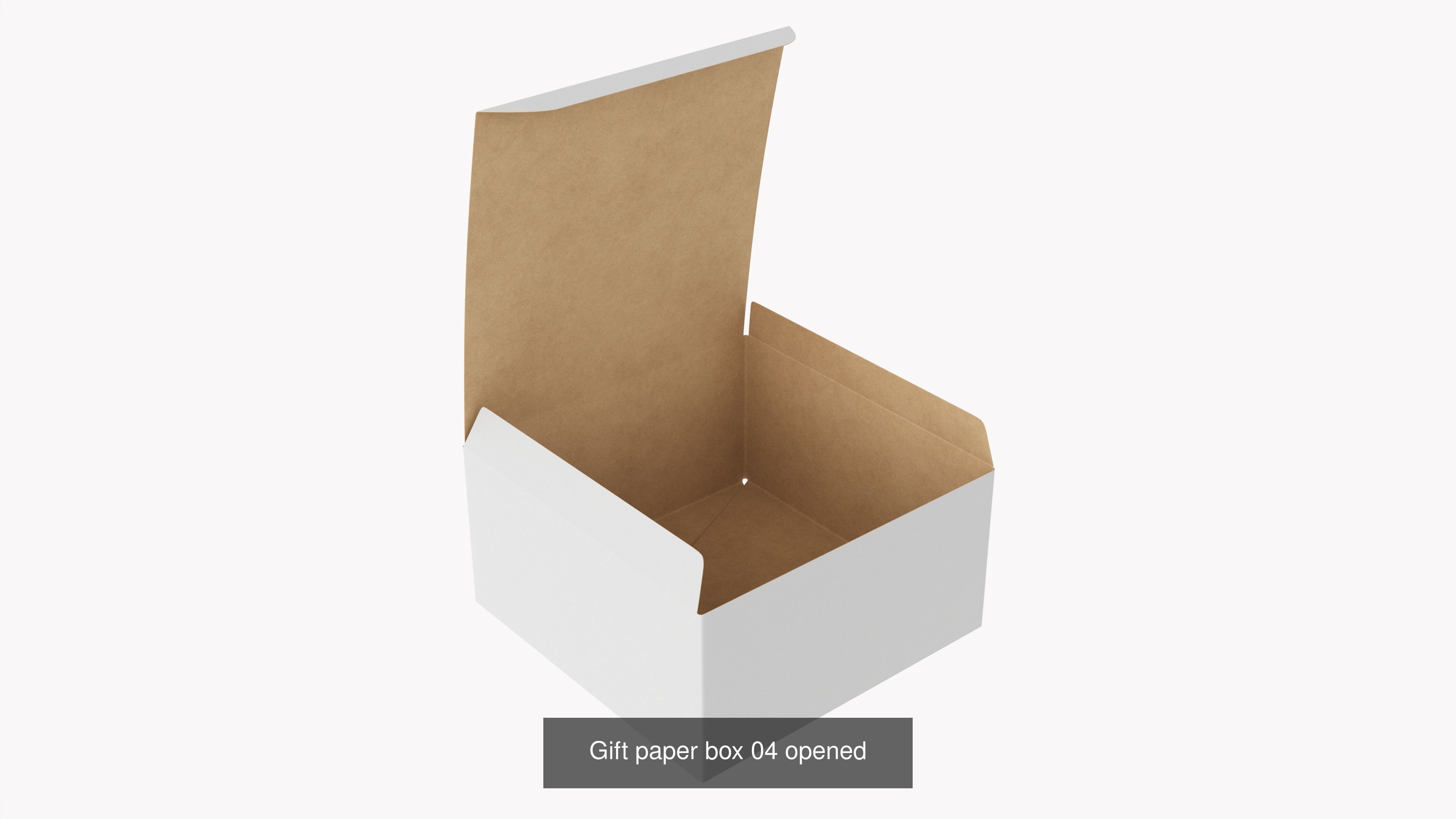 Gift Boxes open close 3D Model Collection_6
