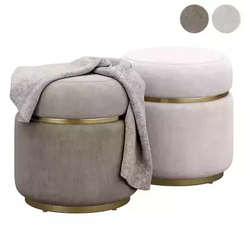 Agra ottoman by frato  3D model