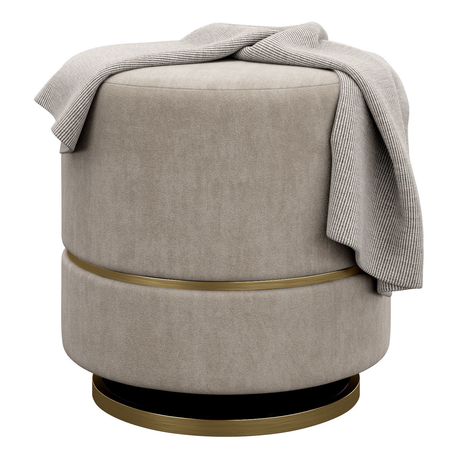 Parma ottoman by Frato 3D model_2