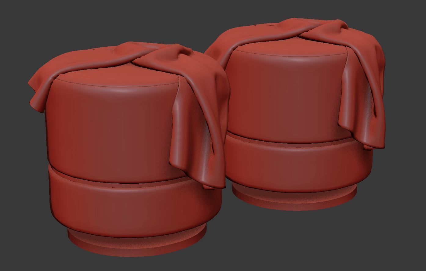 Parma ottoman by Frato 3D model_8