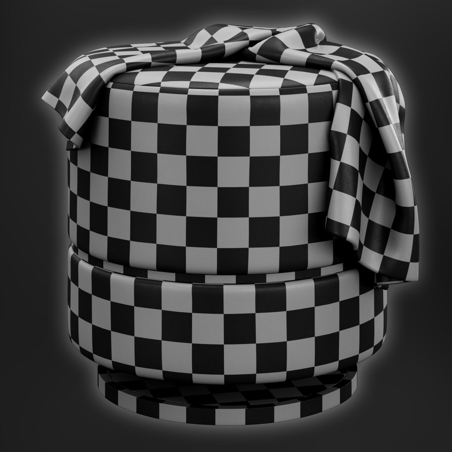 Parma ottoman by Frato 3D model_5