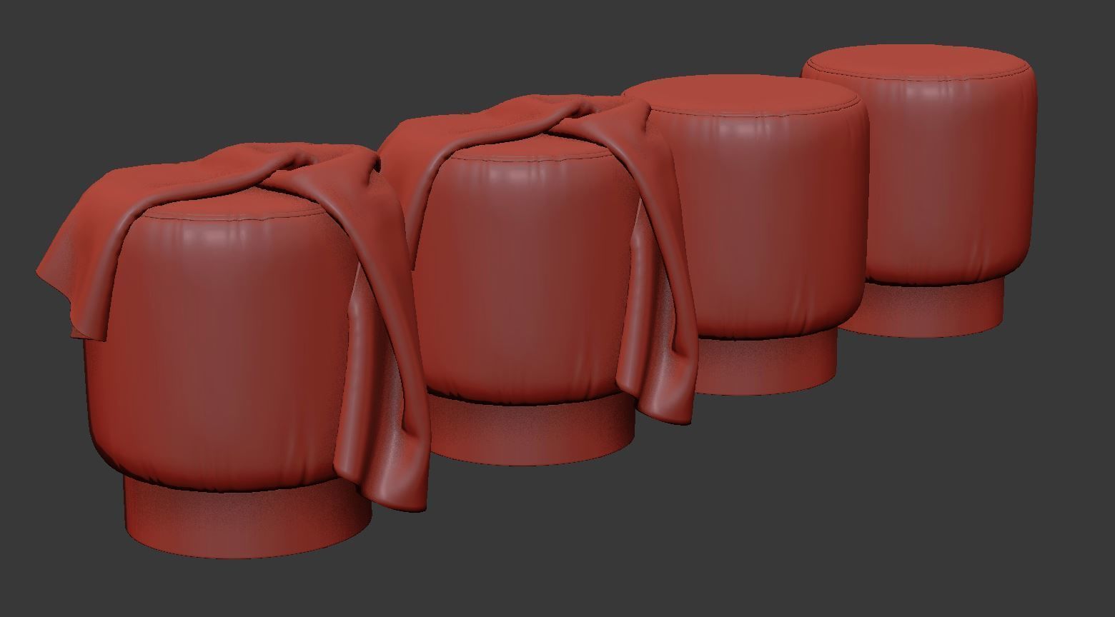 Ellaline Ottoman by Mercer41 3D model_4