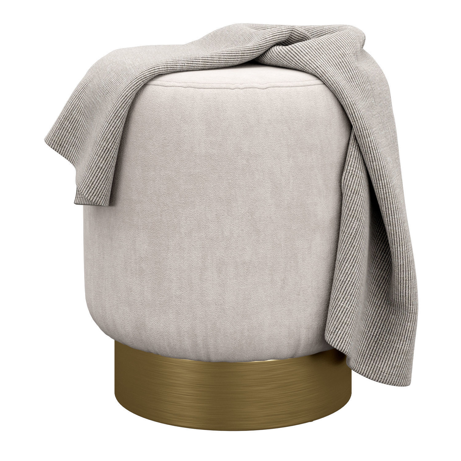 Ellaline Ottoman by Mercer41 3D model_2