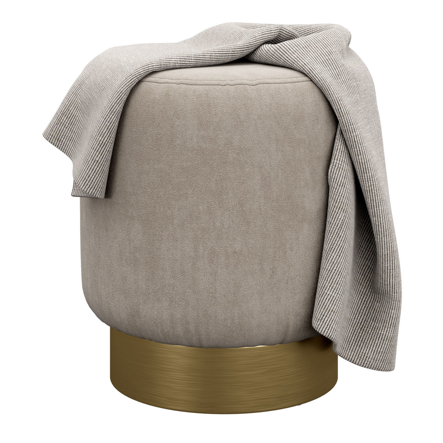 Ellaline Ottoman by Mercer41 3D model_8