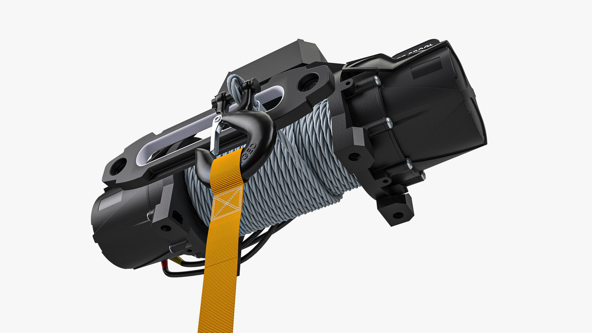 Electric Winch 3D model_5