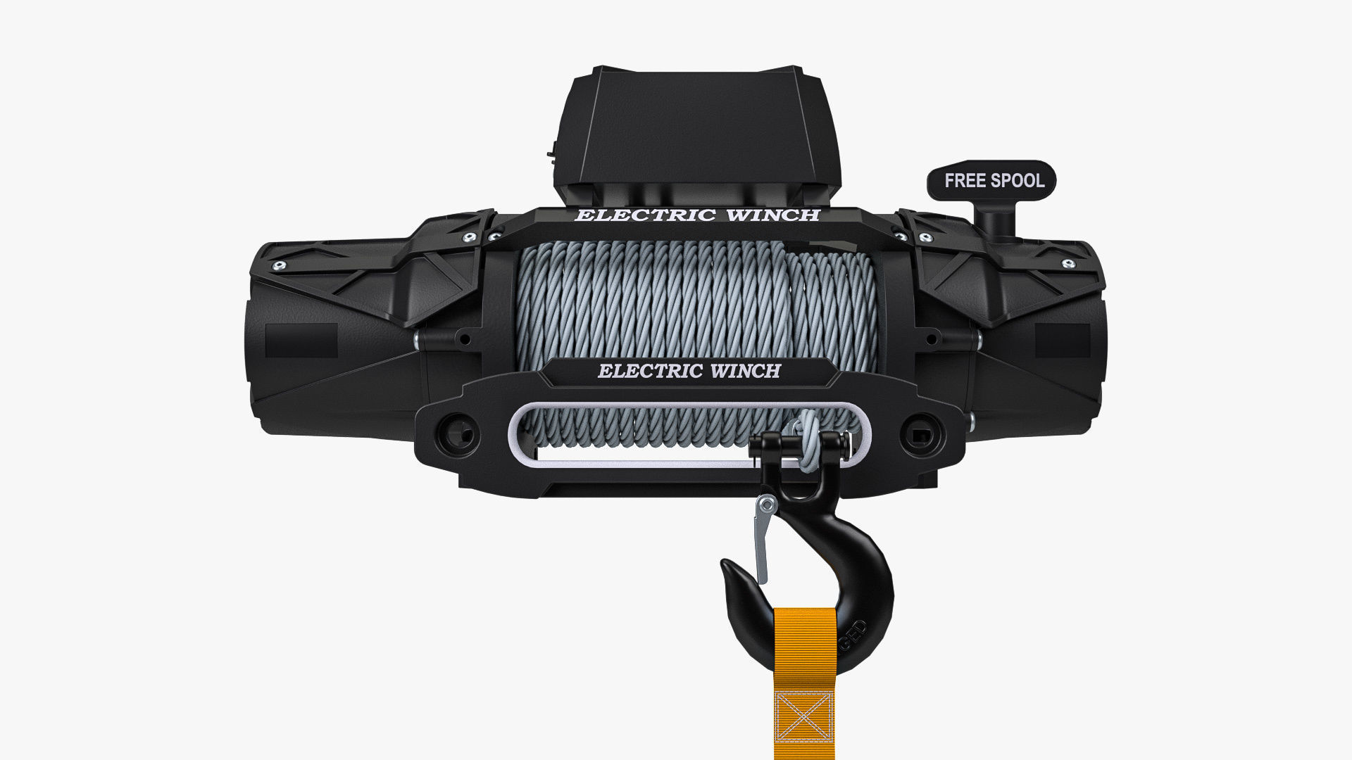 Electric Winch 3D model_1