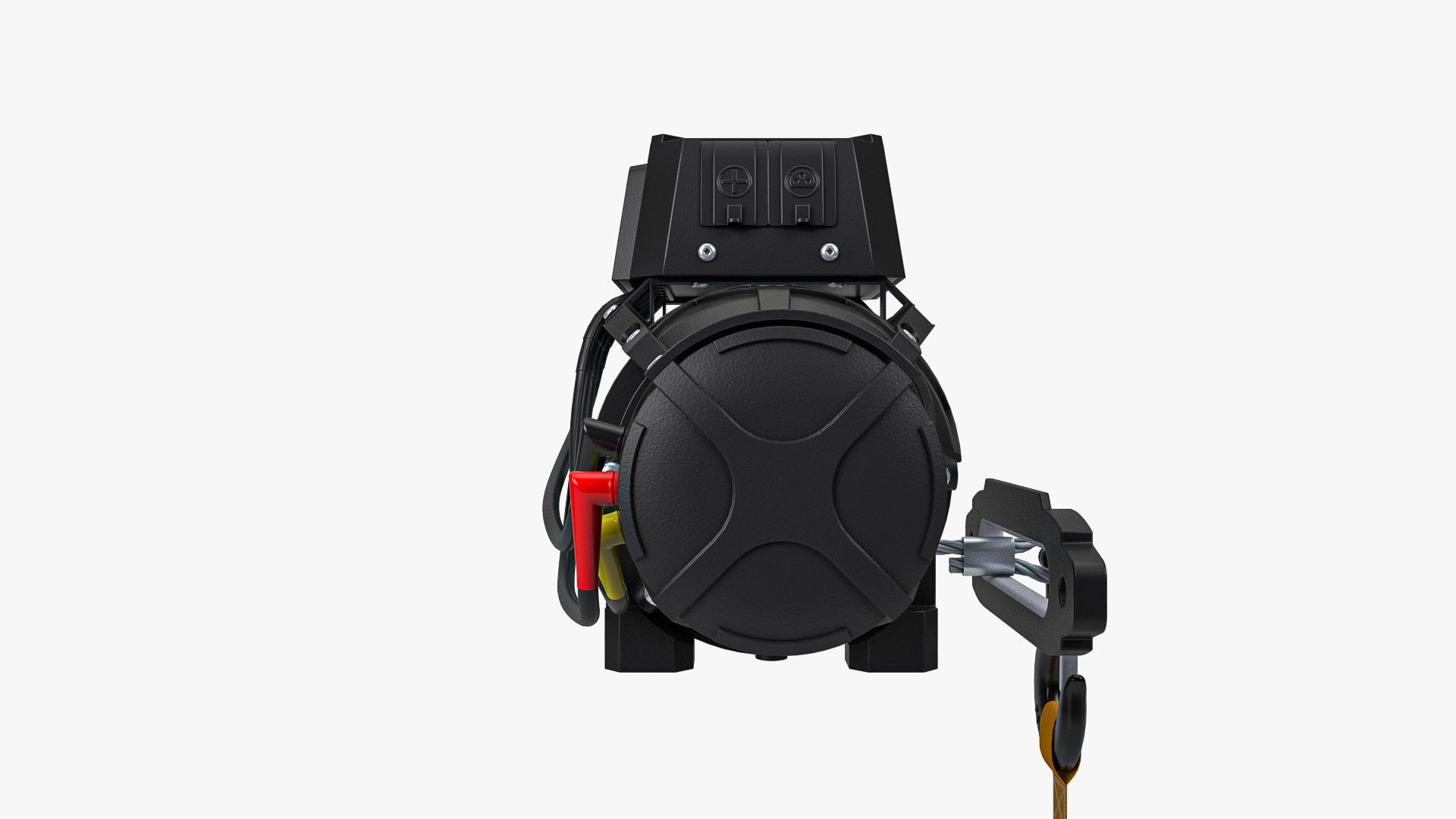 Electric Winch 3D model_8