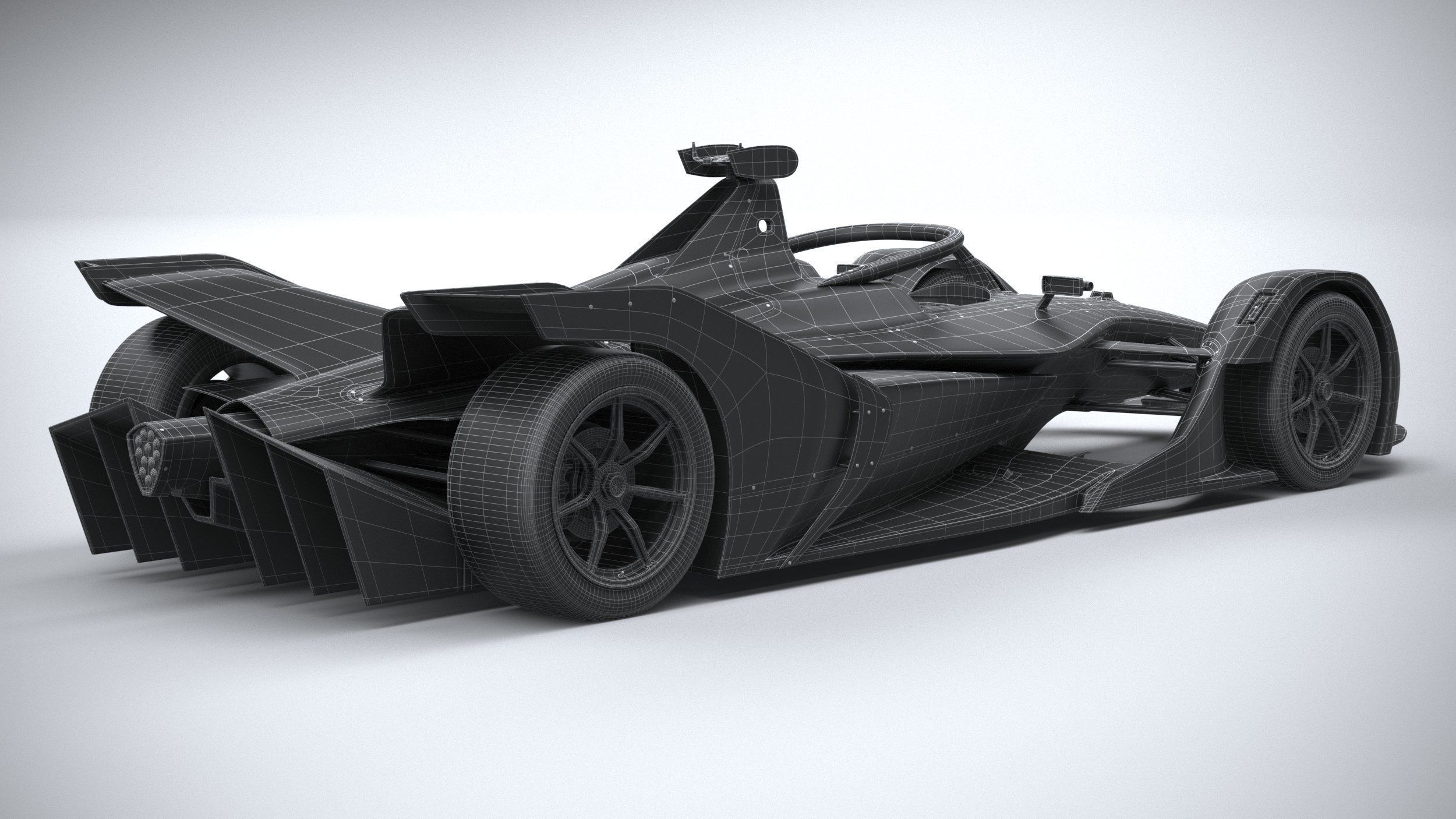 Formula E DS 2021 3D model_29